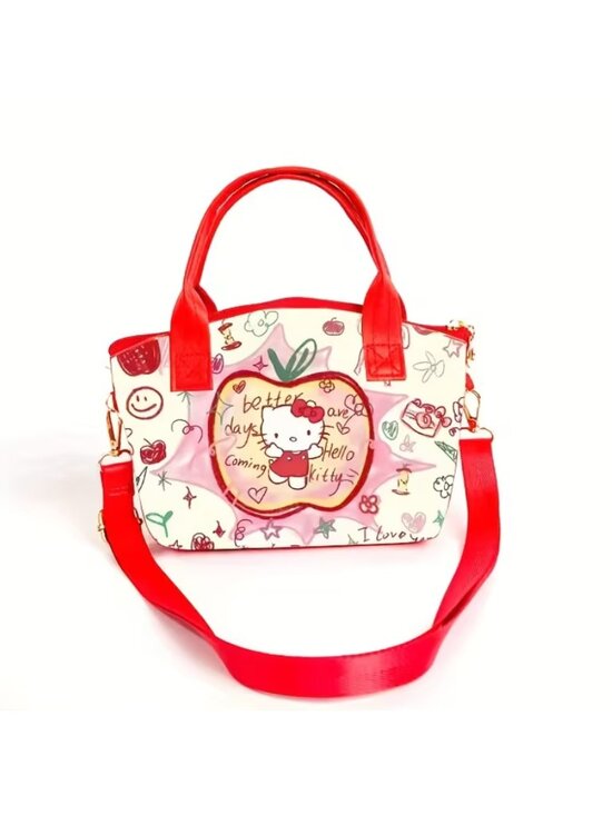 Hello Kitty Handbags - Hello Kitty Apple Handbag Crossbody Purse Cute Cartoon Shoulder Bag Women Girls
